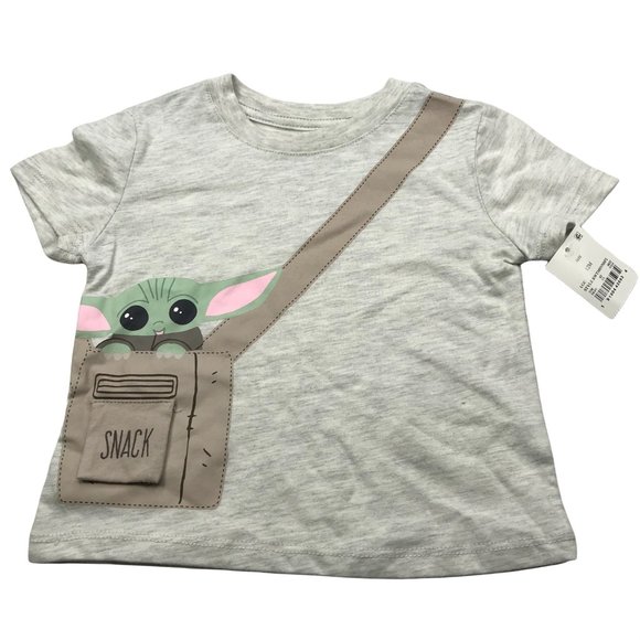 Mad Engine Star Wars Boy's Short Sleeve Pullover Shirt 12 Month Gray New - Picture 1 of 12